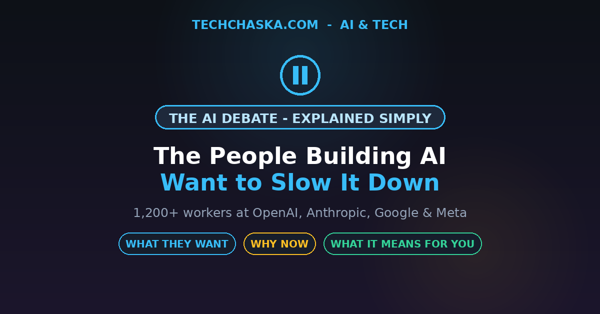 why AI employees want to slow down AI explained