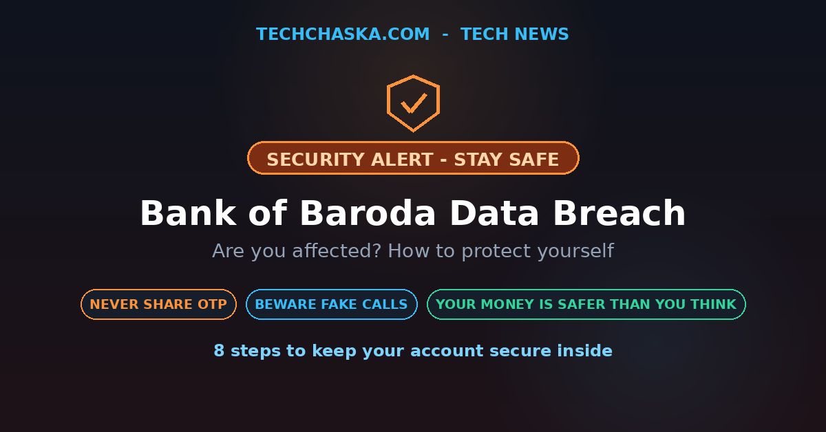 Bank of Baroda data breach how to stay safe