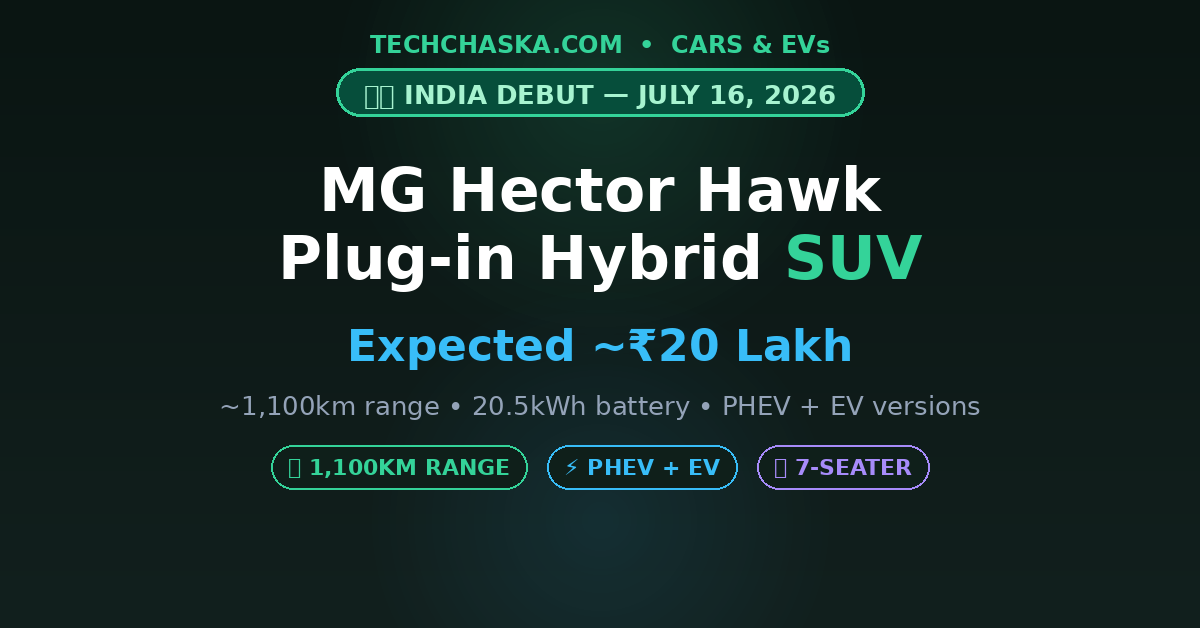 MG Hector Hawk PHEV price India launch specs
