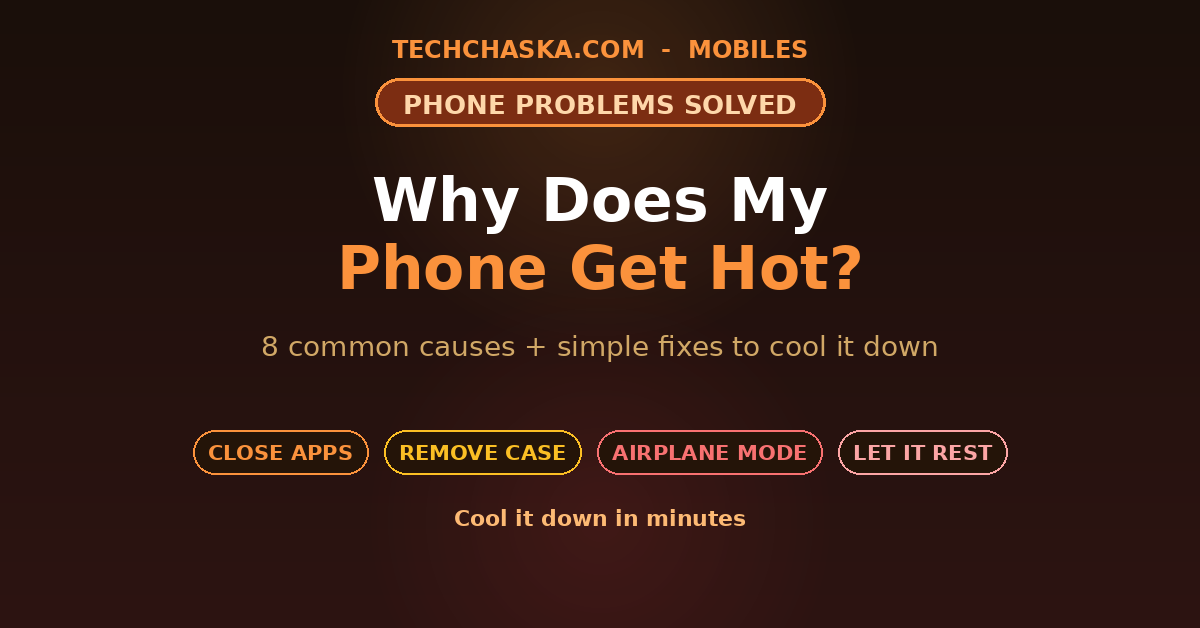 why does my phone get hot causes and fixes