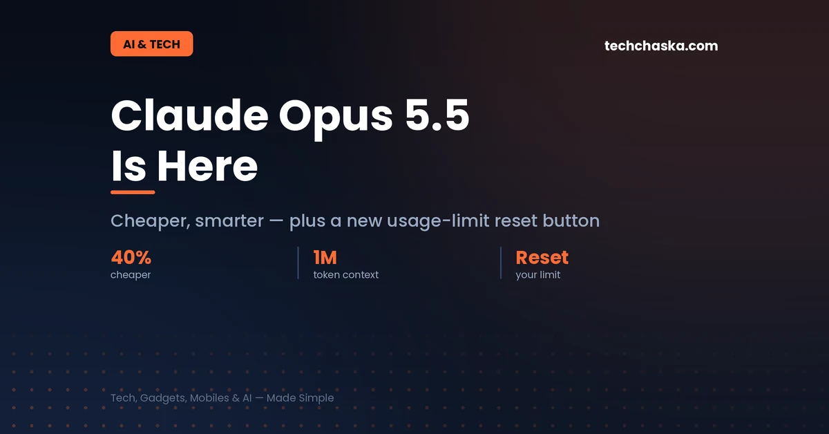 Claude Opus 5.5 release and Anthropic usage limit reset