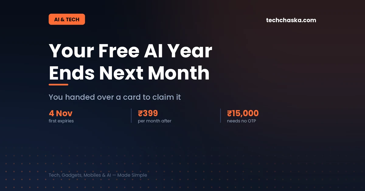 ChatGPT Go free year ending in India
